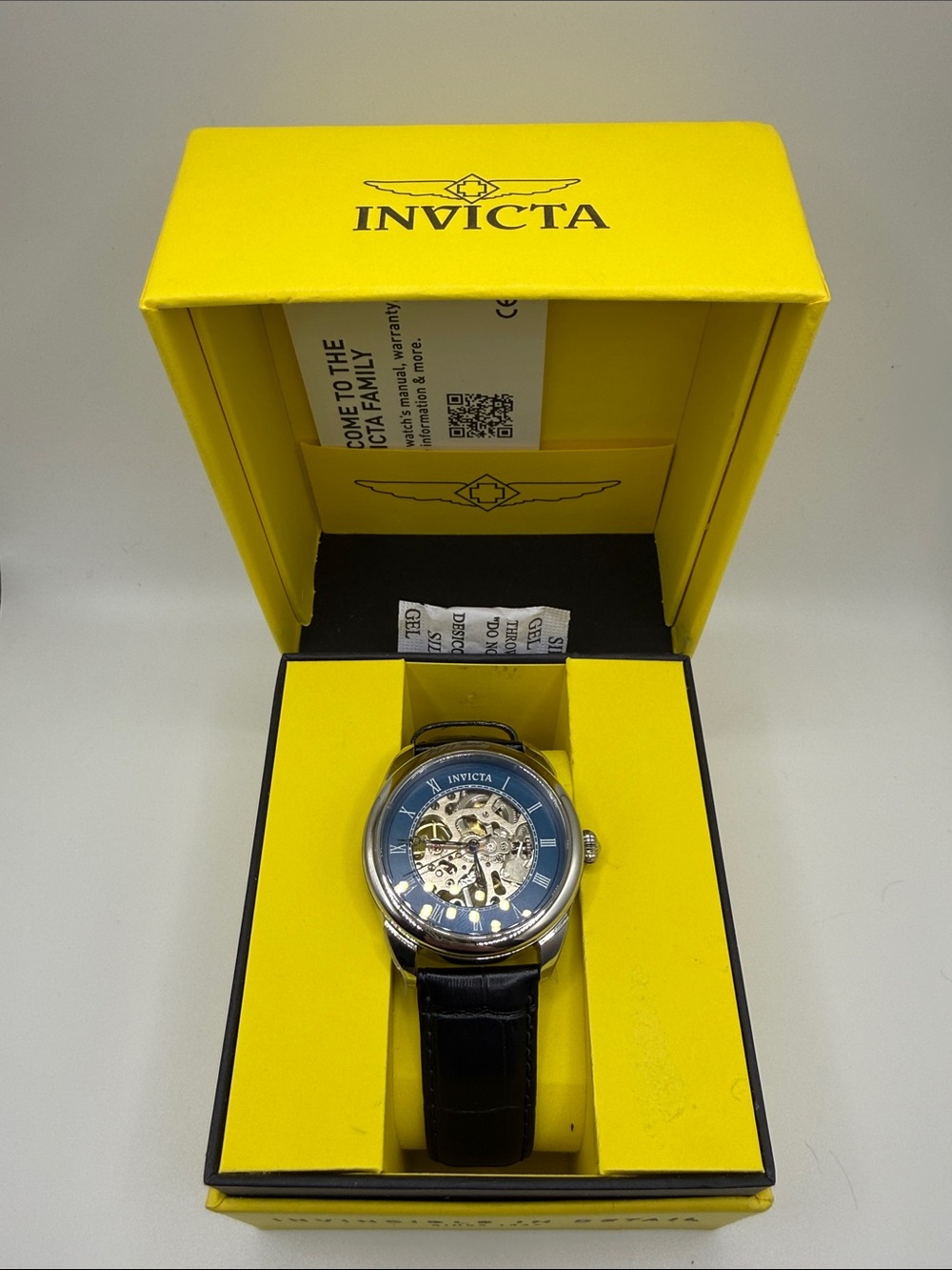 NWBInvicta Men's 23534 Specialty Analog Display Mechanical Hand Wind Black Watch